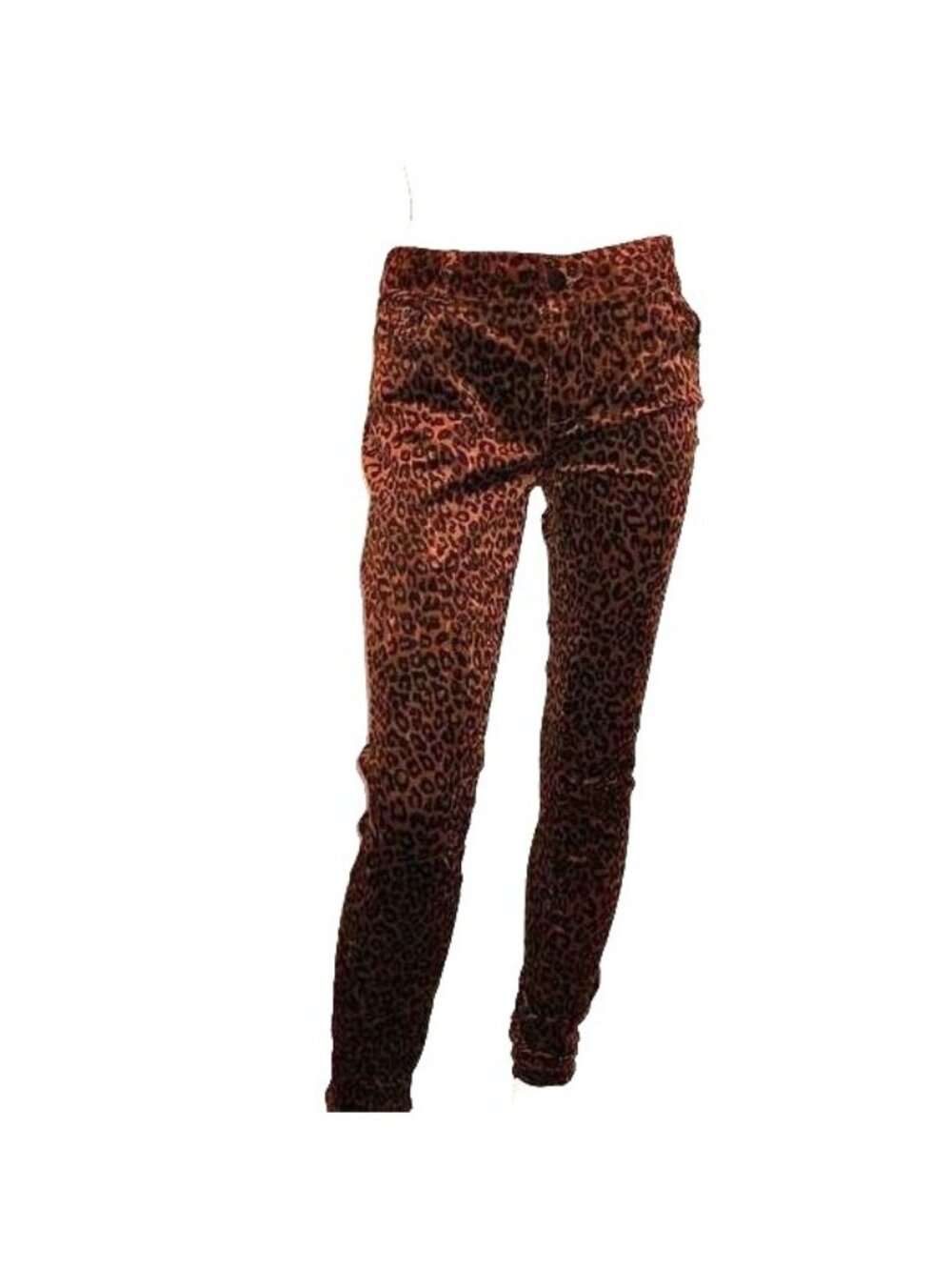 Bebe 2b leopard velvet pants Lightweight Stretch Skinny Pants 30